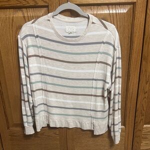 Thread and supply striped pullover size XS